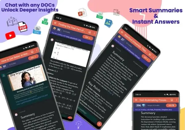 InsightGPT Interface showcasing AI document analysis